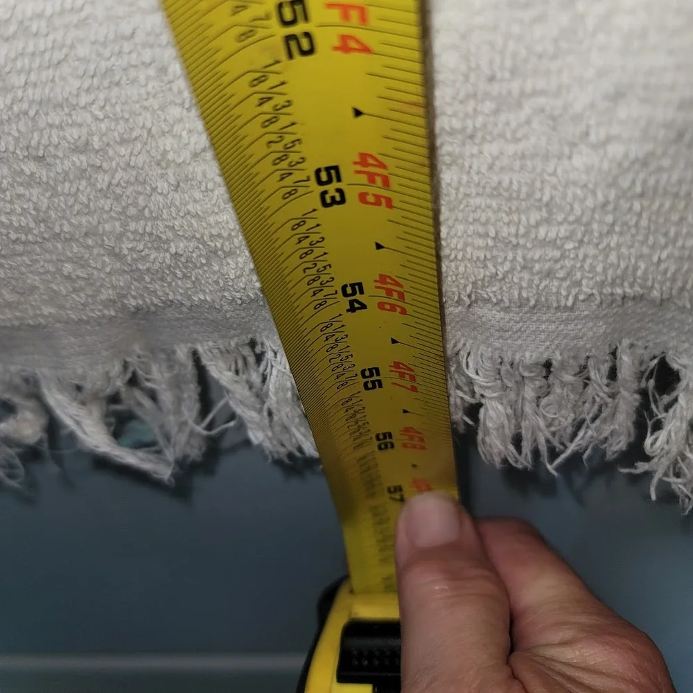 Vintage Miami Beach Florida  towel Beach Graphic Fringe CITRUS Large 32.5